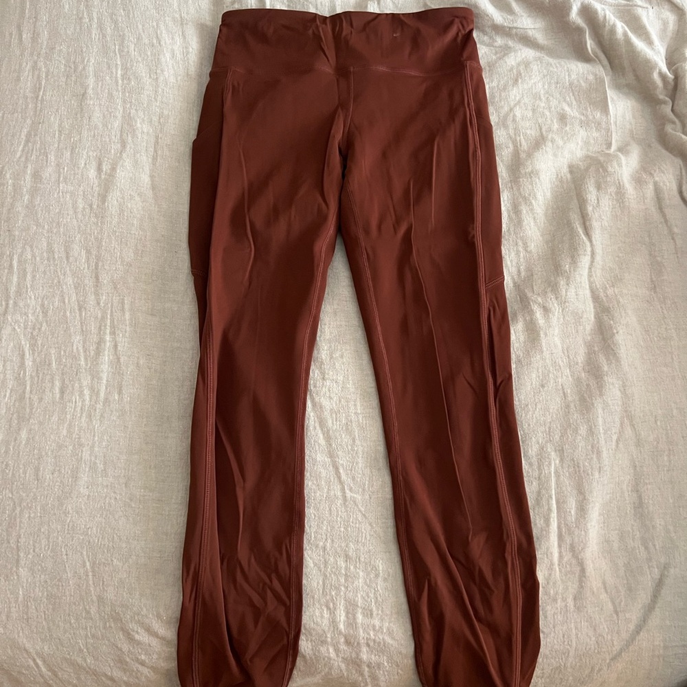 Vuori Brick Red Leggings